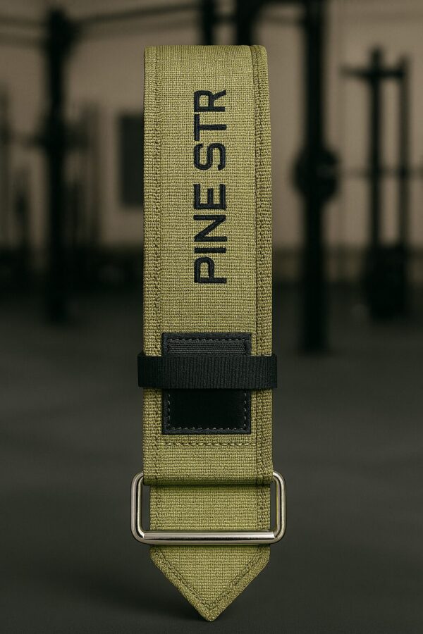 Pine Start MaxSupport Belt (Imported from China) | Dual-Layer Design for Maximum Support and a Smooth Fit | Colour : Olive And Black